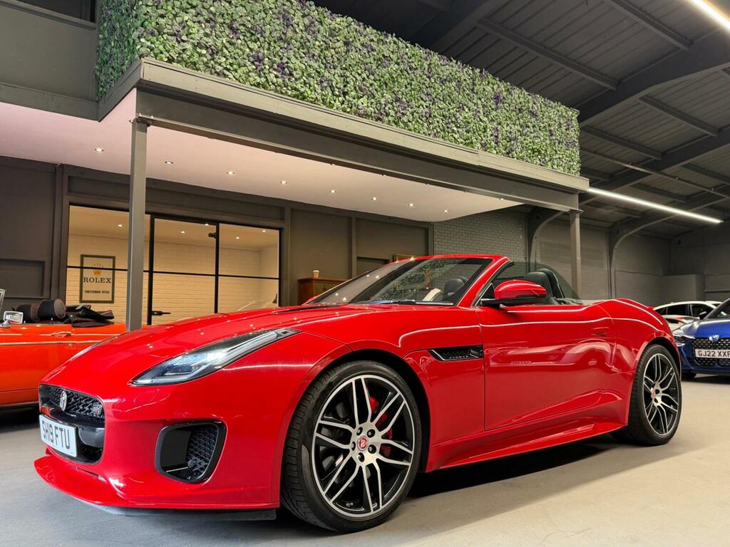 Jaguar F-Type Convertible 3.0 V6 Chequered Flag Euro 6 Ss Red