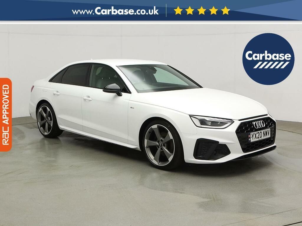Audi A4 2.0 Tdi 35 Black Edition Saloon S Troni White