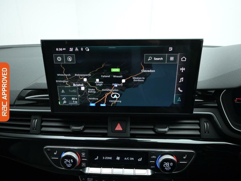 Audi A4 2.0 Tdi 35 Black Edition Saloon S Troni YX20NWV White #3