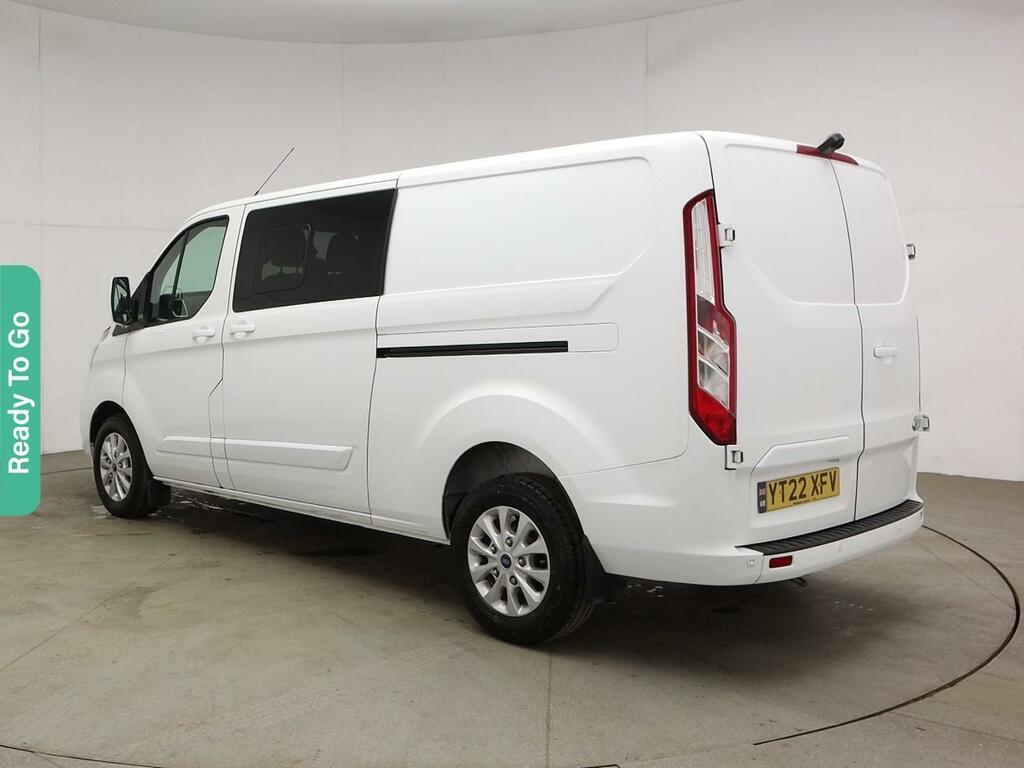 Ford Transit Custom 2.0 320 Ecoblue Limited Crew Van Double Cab Di YT22XFV White #5
