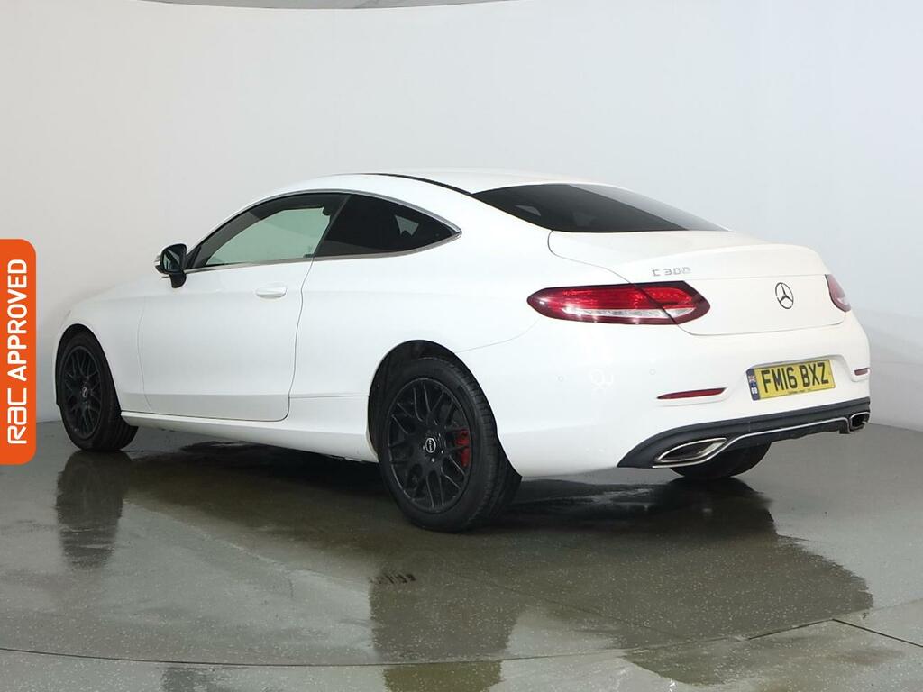 Mercedes-Benz C Class 2.0 C300 Sport Coupe 7G-tronic Euro 6 FM16BXZ White #4