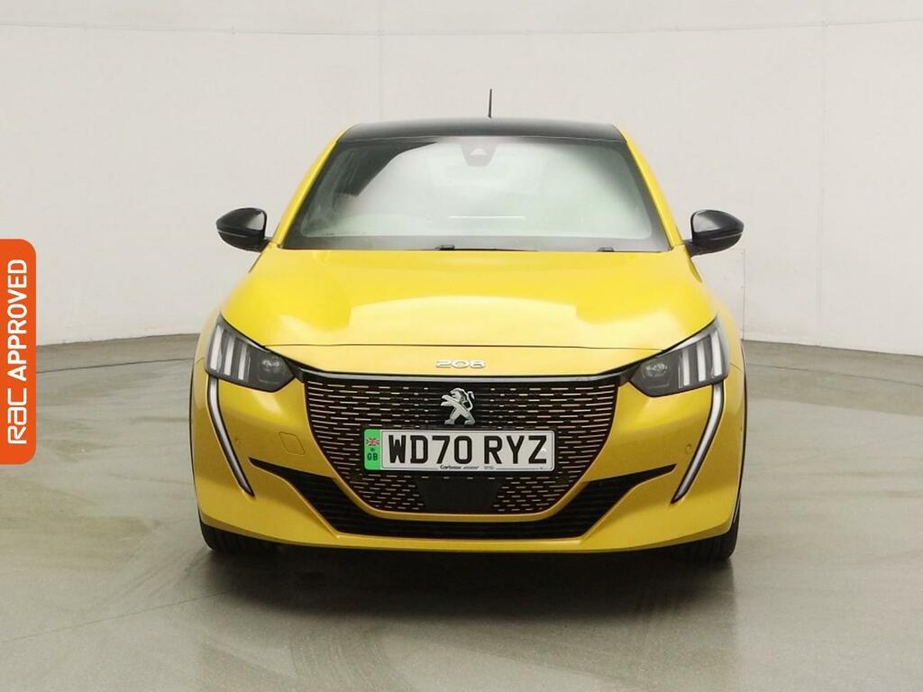 Peugeot e-208 50Kwh Gt Hatchback 136 Ps WD70RYZ Yellow #6