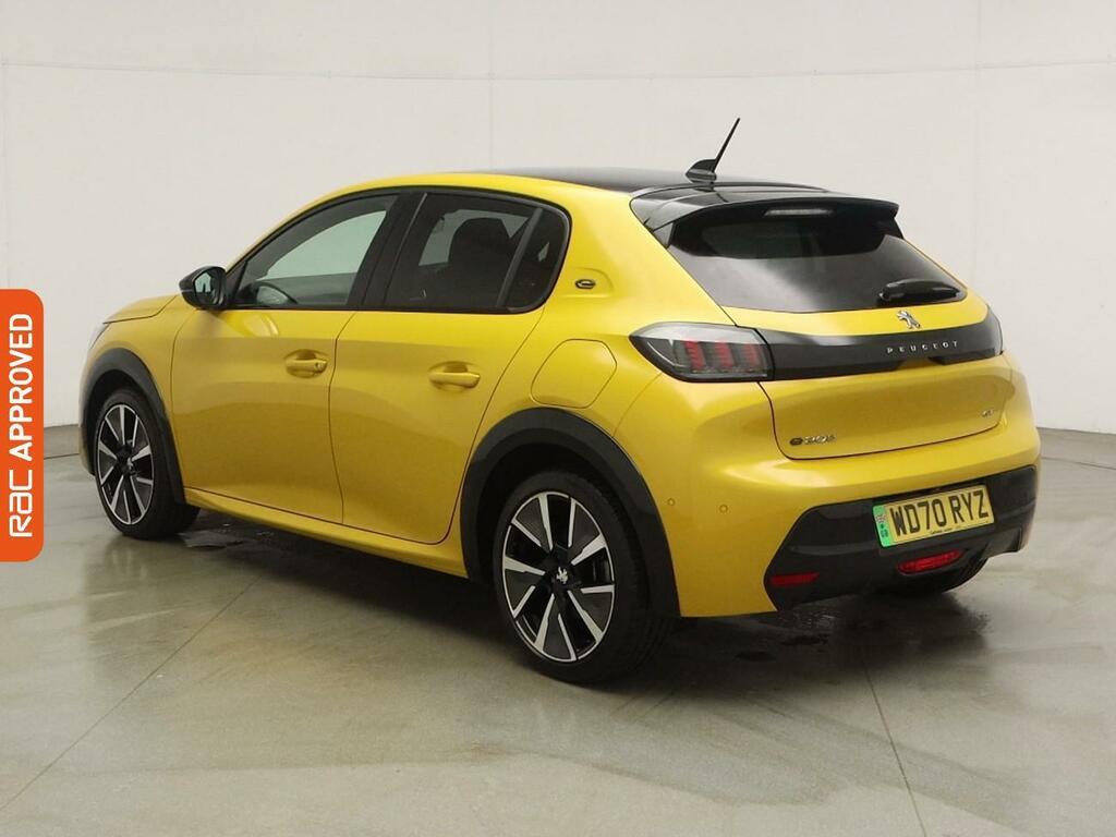 Peugeot e-208 50Kwh Gt Hatchback 136 Ps WD70RYZ Yellow #4