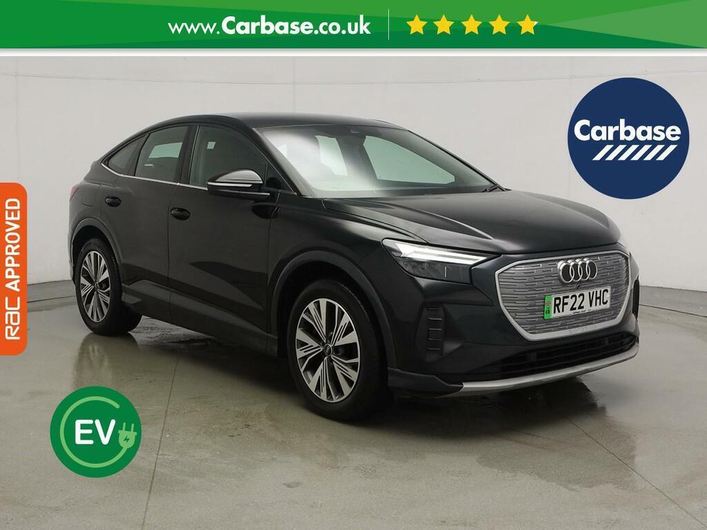 Audi Q4 E Tron 50 Sport Sportback Quattro 82Kwh Black