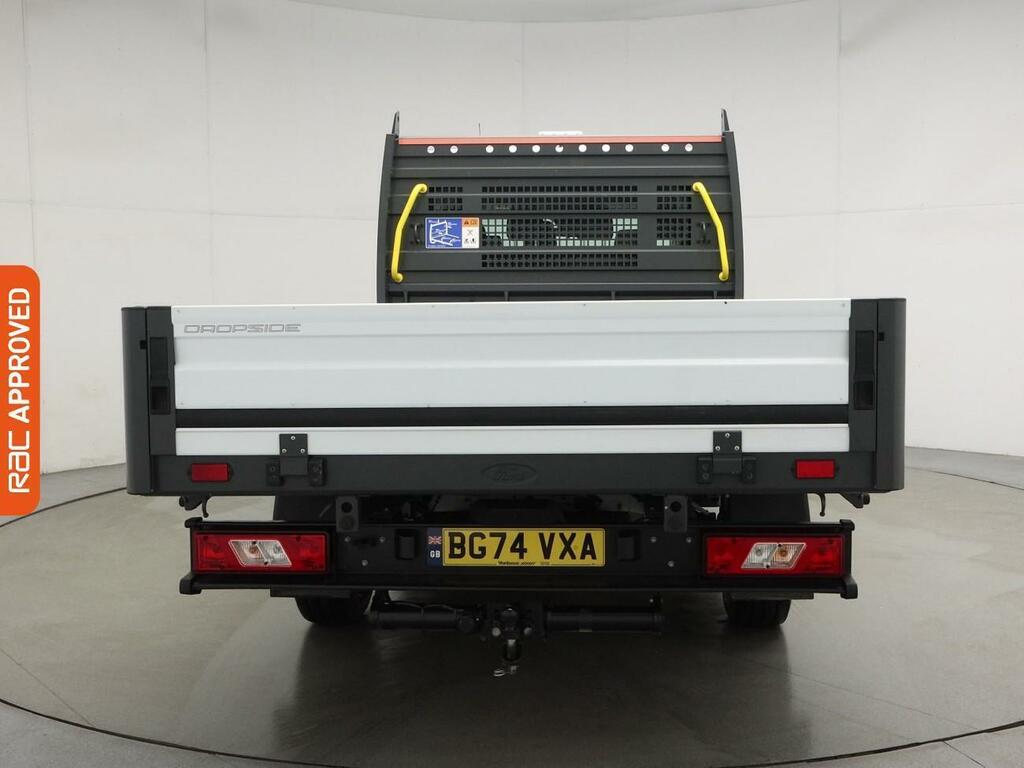 Ford Transit Custom 2.0 350 Ecoblue Leader Dropside Double Cab Die BG74VXA White #6