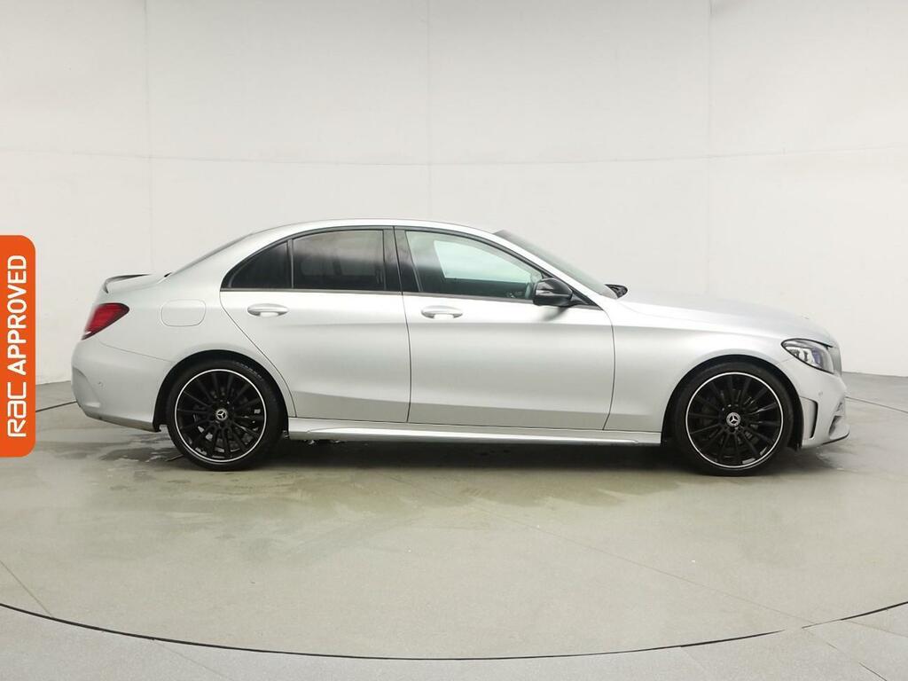 Mercedes-Benz C Class 2.0 C220d Amg Line Night Edition Premium Saloon WX21YZN Silver #5