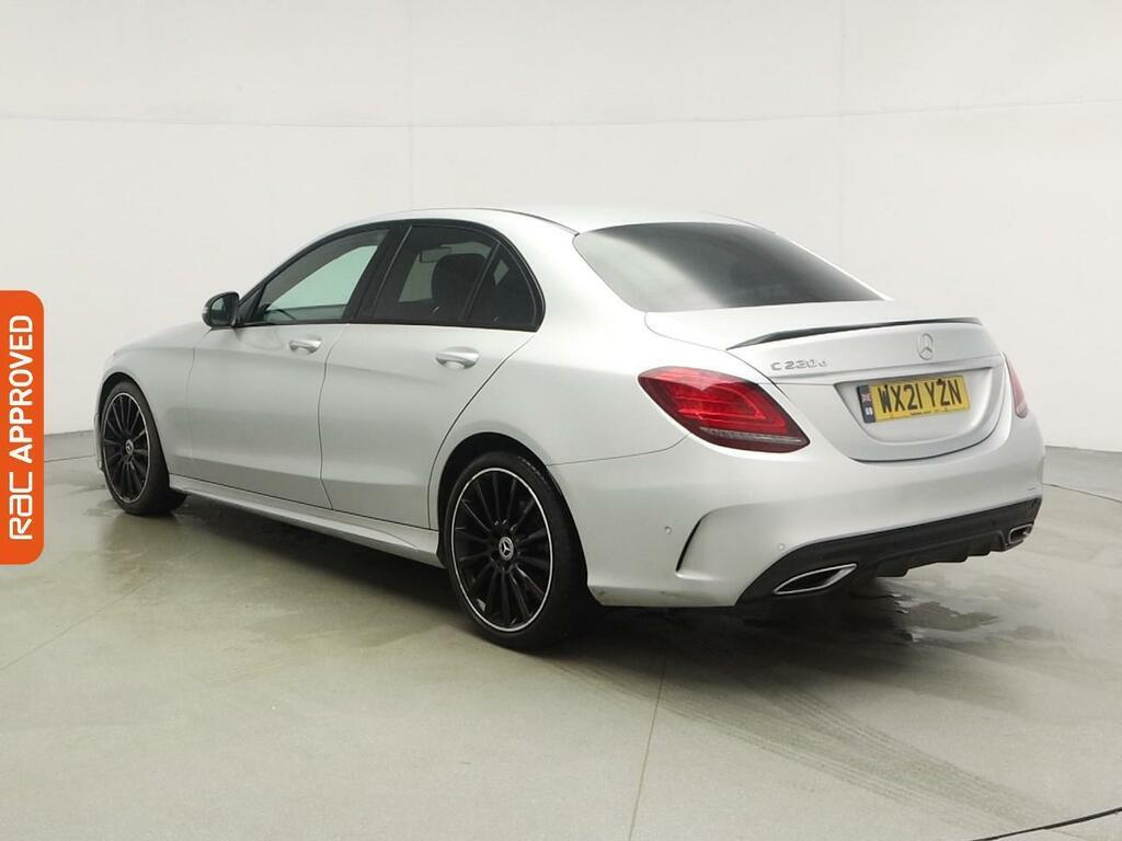 Mercedes-Benz C Class 2.0 C220d Amg Line Night Edition Premium Saloon WX21YZN Silver #4