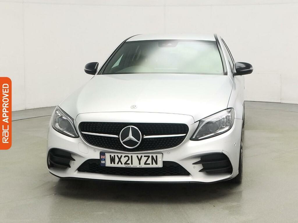 Mercedes-Benz C Class 2.0 C220d Amg Line Night Edition Premium Saloon WX21YZN Silver #6