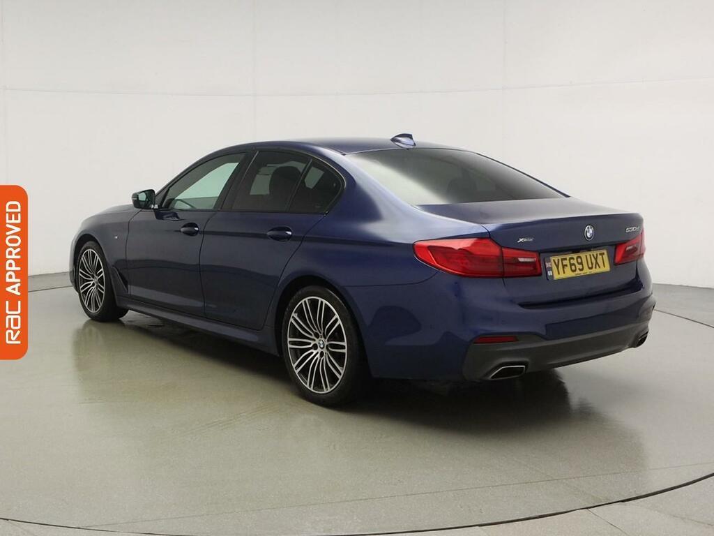 BMW 5 Series 3.0 530D M Sport Saloon Xdrive Eur YF69UXT Blue #4