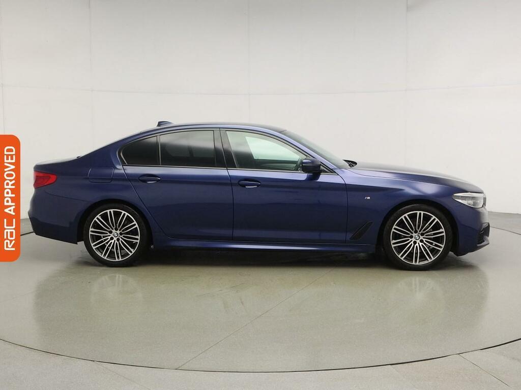 BMW 5 Series 3.0 530D M Sport Saloon Xdrive Eur YF69UXT Blue #5
