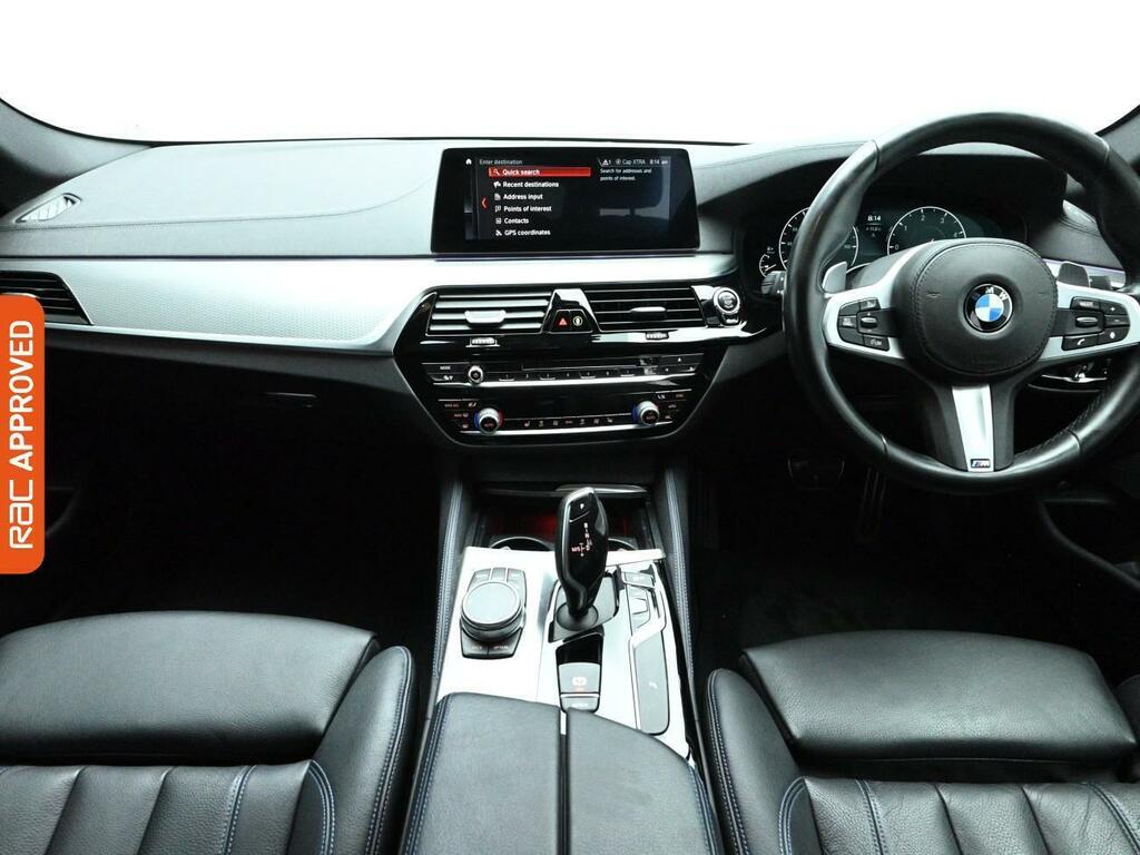 BMW 5 Series 3.0 530D M Sport Saloon Xdrive Eur YF69UXT Blue #2