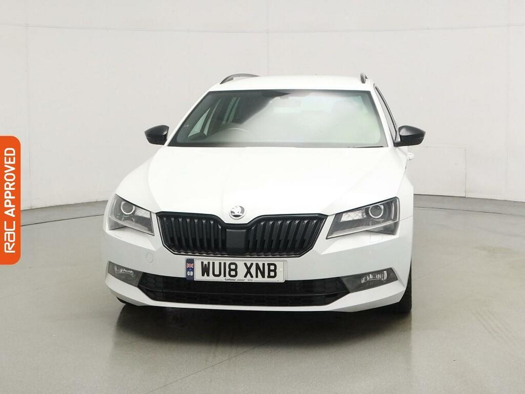 Skoda Superb 2.0 Tdi Sportline Estate Dsg Euro 6 S WU18XNB White #6