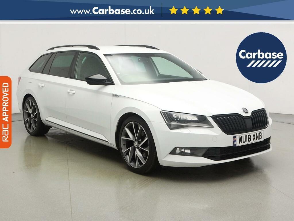 Skoda Superb 2.0 Tdi Sportline Estate Dsg Euro 6 S White