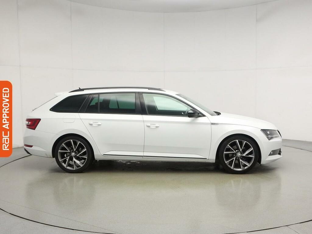 Skoda Superb 2.0 Tdi Sportline Estate Dsg Euro 6 S WU18XNB White #5