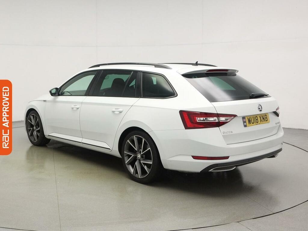 Skoda Superb 2.0 Tdi Sportline Estate Dsg Euro 6 S WU18XNB White #4