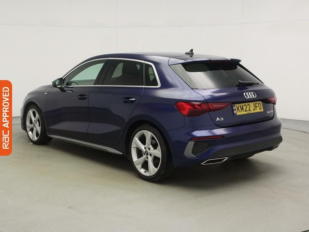 Audi A3 1.5 Tfsi 35 S Line Sportback S Tronic E KM22JFO Blue #4