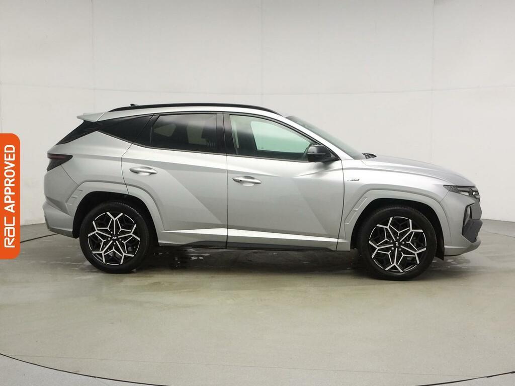 Hyundai Tucson 1.6 H T-gdi N Line Suv Hybrid Euro DP73WLA Silver #5