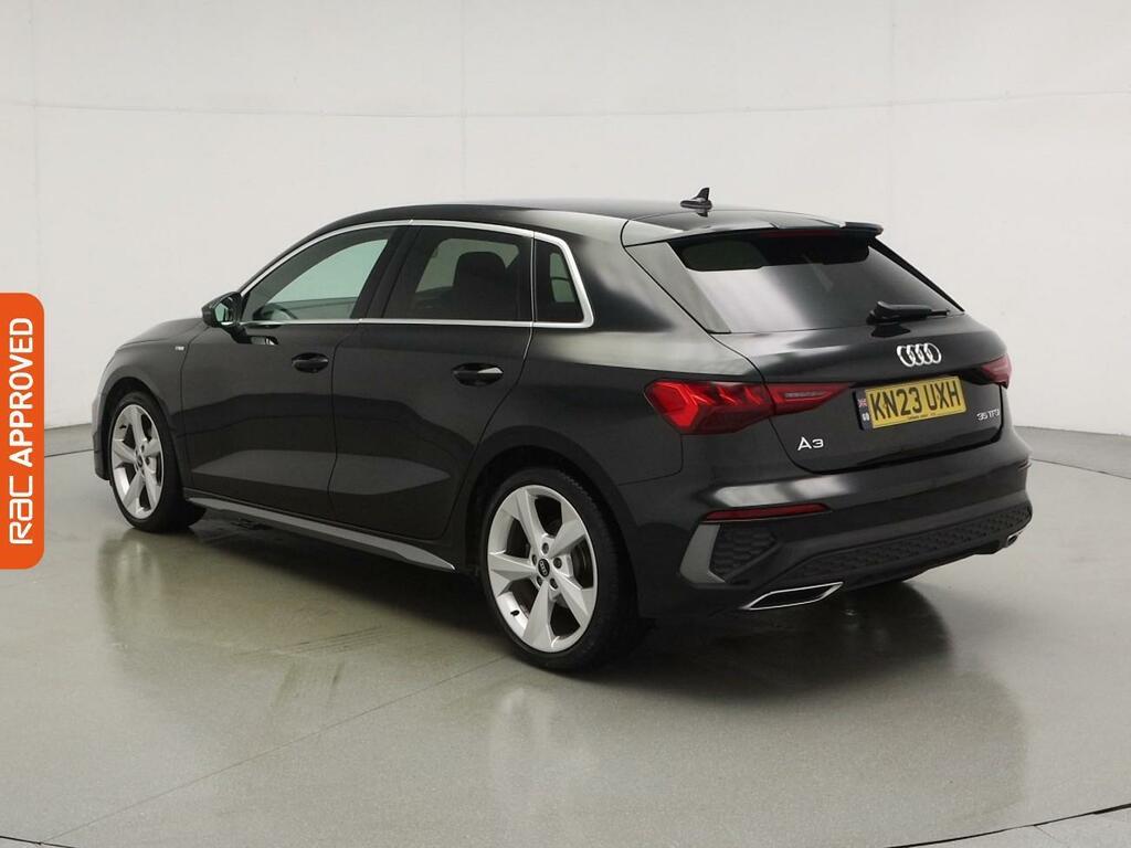 Audi A3 1.5 Tfsi 35 S Line Sportback S Tronic E KN23UXH Black #4