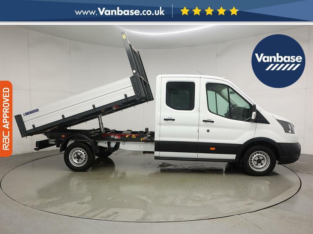 Ford Transit Custom 2.0 350 Ecoblue Leader Chassis Double Cab Dies FY70MXF White