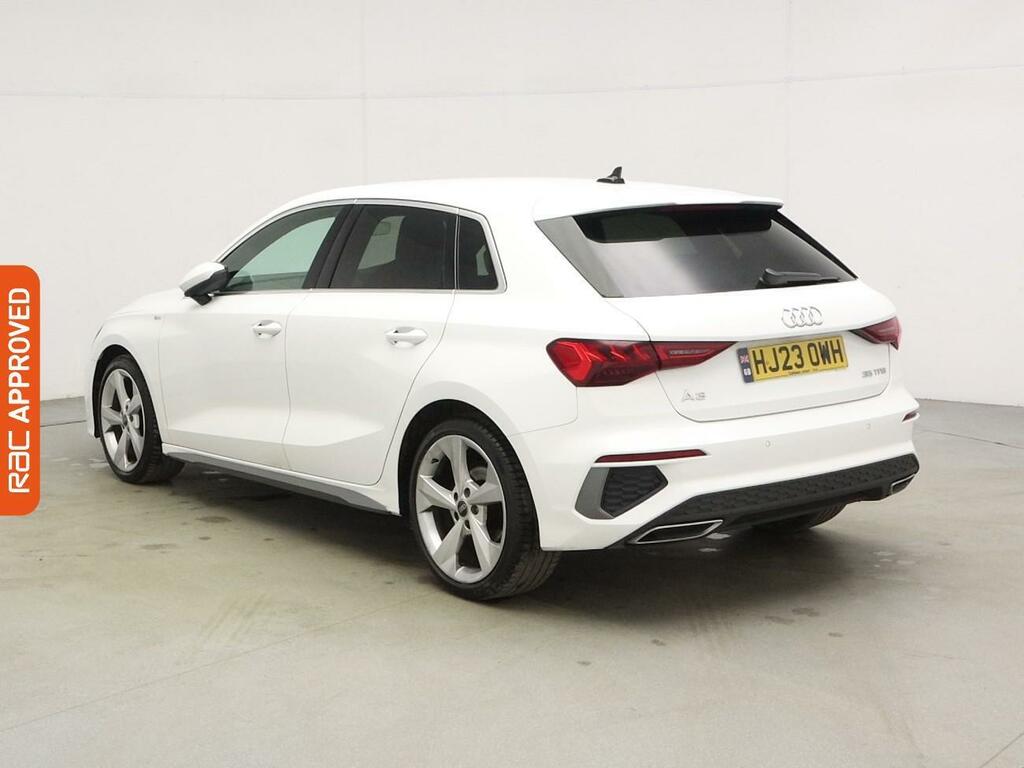 Audi A3 1.5 Tfsi 35 S Line Sportback Eur HJ23OWH White #4