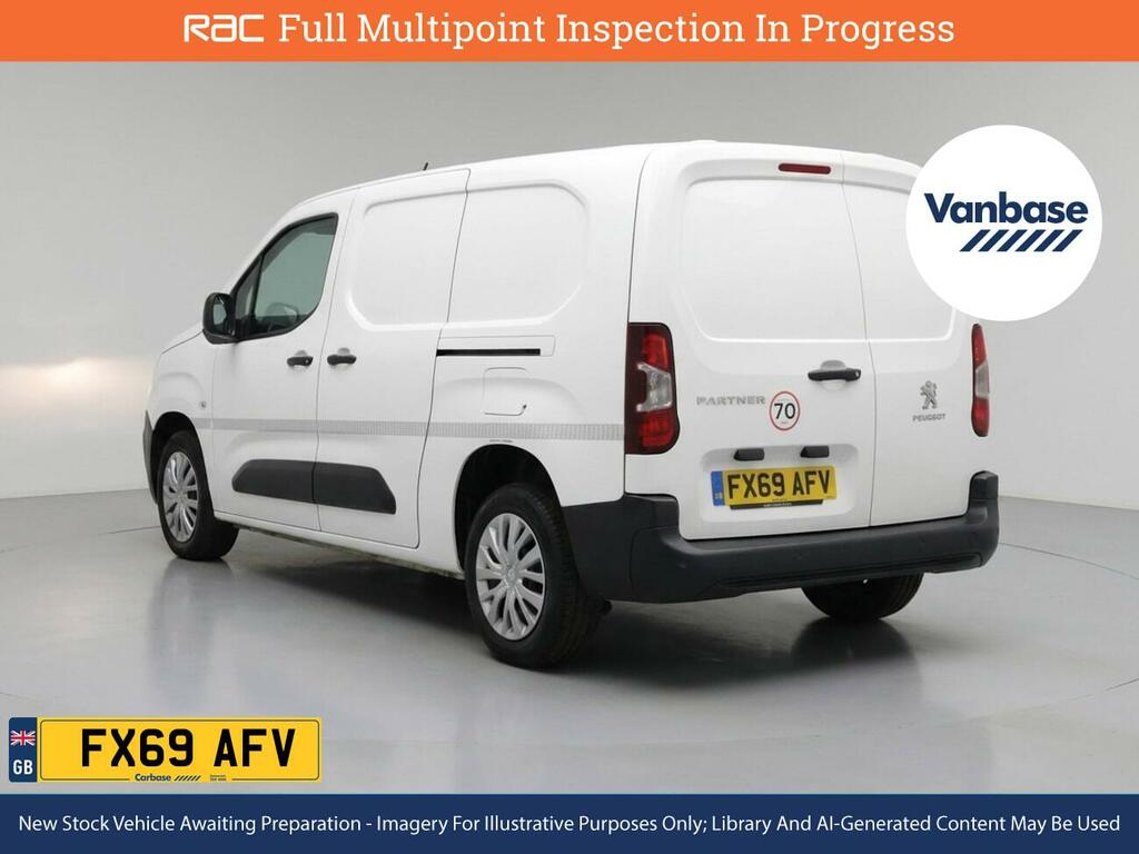 Peugeot Partner 1.5 Bluehdi 950 Professional Long Panel Van 6Dr Di White #2