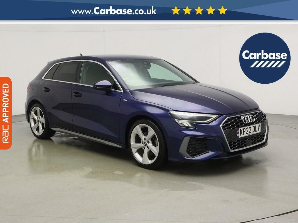 Audi A3 1.5 Tfsi 35 S Line Sportback S Tronic E Blue