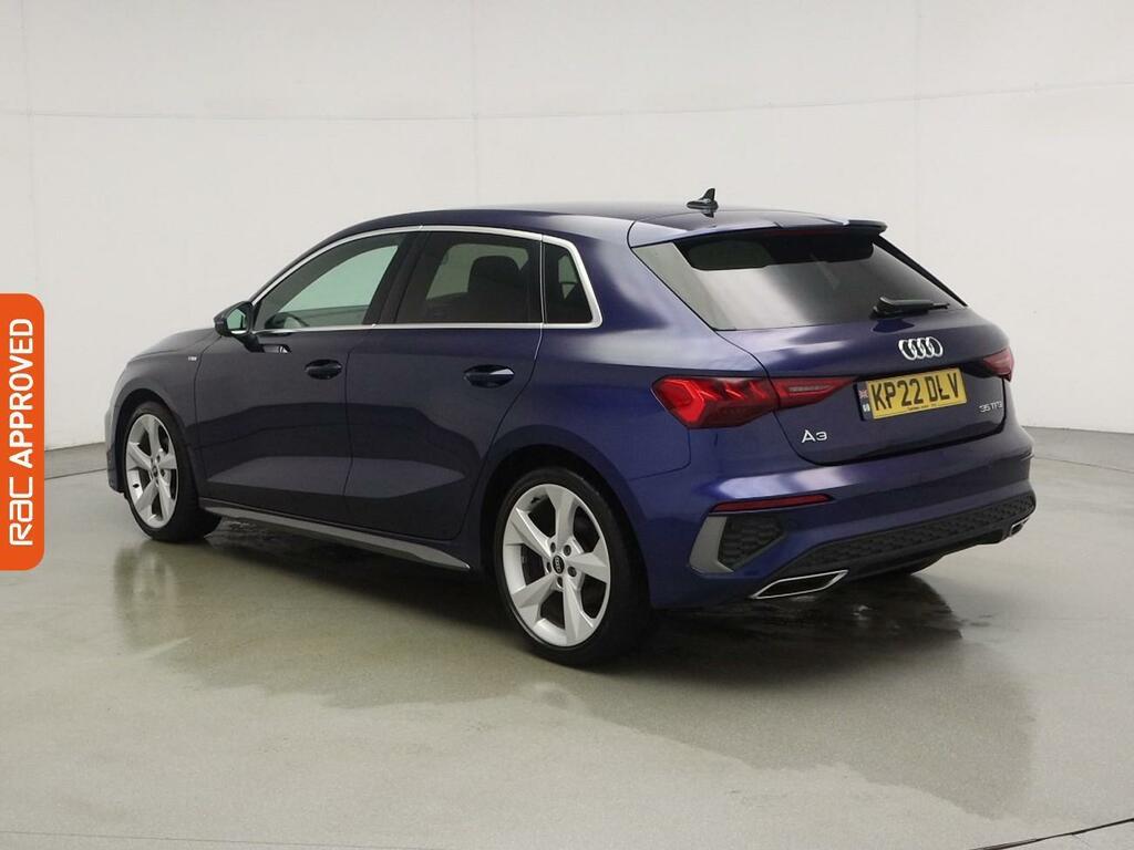 Audi A3 1.5 Tfsi 35 S Line Sportback S Tronic E KP22DLV Blue #4
