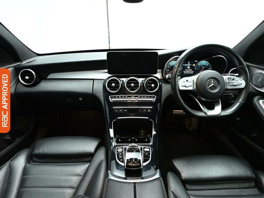Mercedes-Benz C Class 2.0 C220d Amg Line Premium Plus Estate Diese LR68JUT Black #2