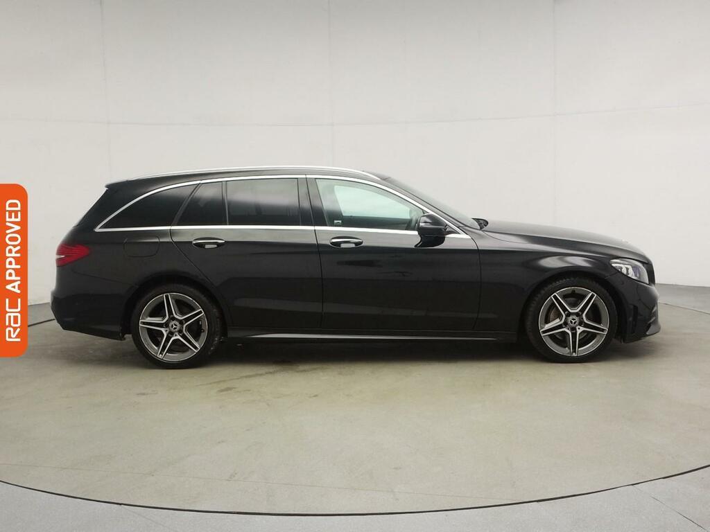 Mercedes-Benz C Class 2.0 C220d Amg Line Premium Plus Estate Diese LR68JUT Black #5