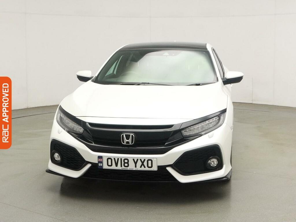 Honda Civic 1.5 Vtec Turbo Gpf Sport Plus Hatchback OV18YXO White #6
