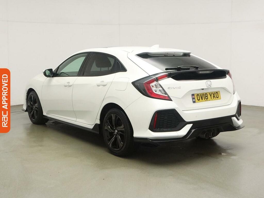 Honda Civic 1.5 Vtec Turbo Gpf Sport Plus Hatchback OV18YXO White #4