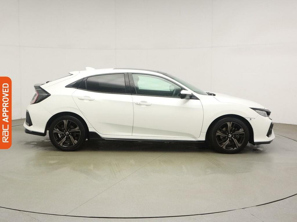 Honda Civic 1.5 Vtec Turbo Gpf Sport Plus Hatchback OV18YXO White #5