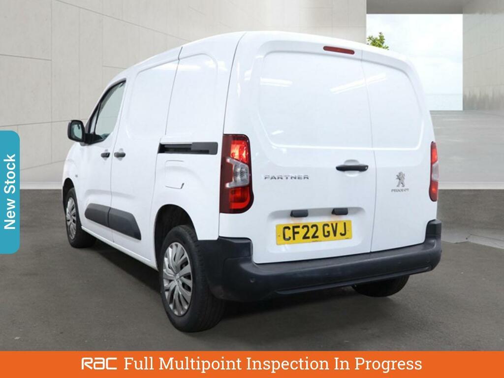 Peugeot Partner 1.5 Bluehdi 1000 Professional Premium Standard Pan CF22GVJ White #6