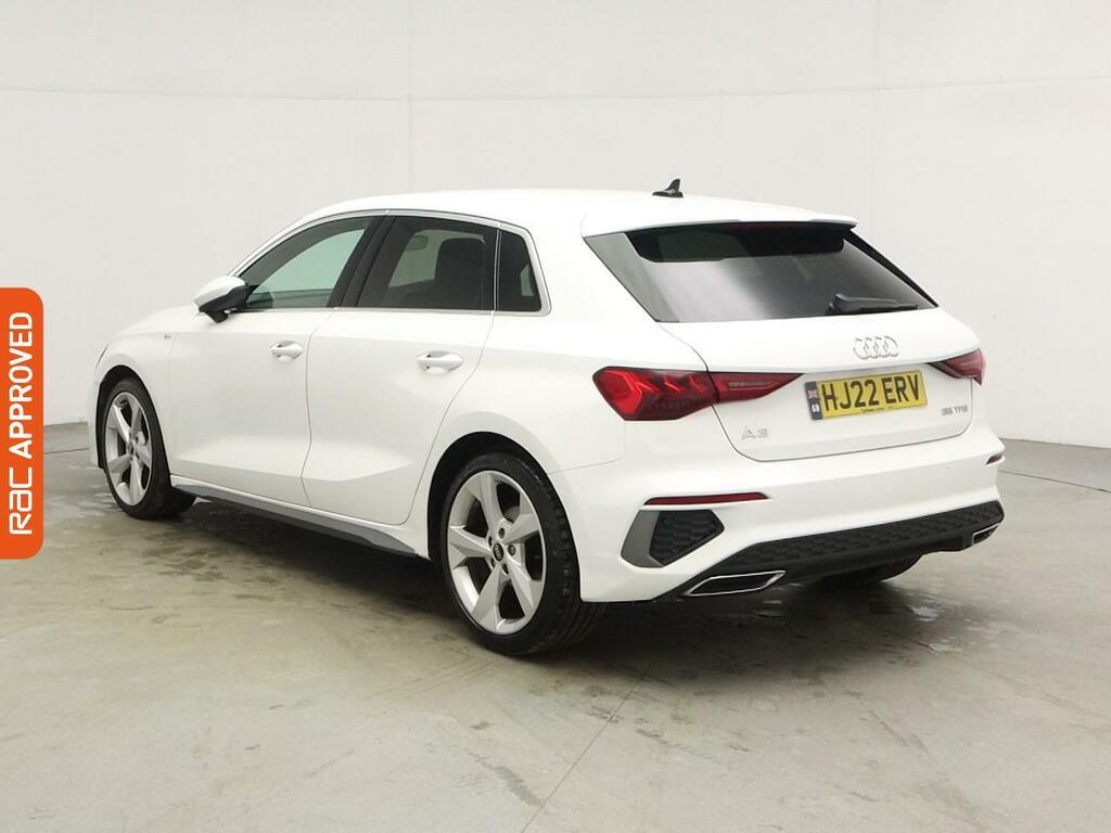 Audi A3 1.5 Tfsi 35 S Line Sportback Eur HJ22ERV White #4