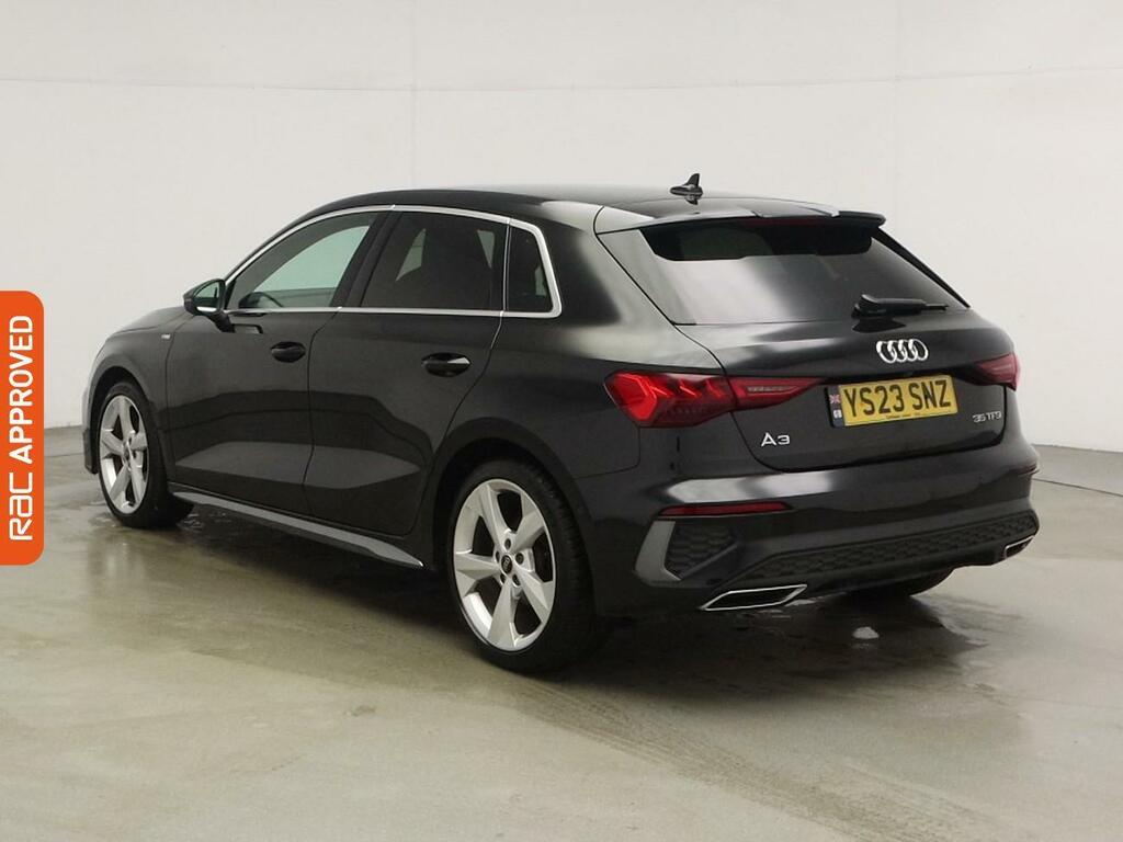 Audi A3 1.5 Tfsi 35 S Line Sportback S Tronic E YS23SNZ Black #4