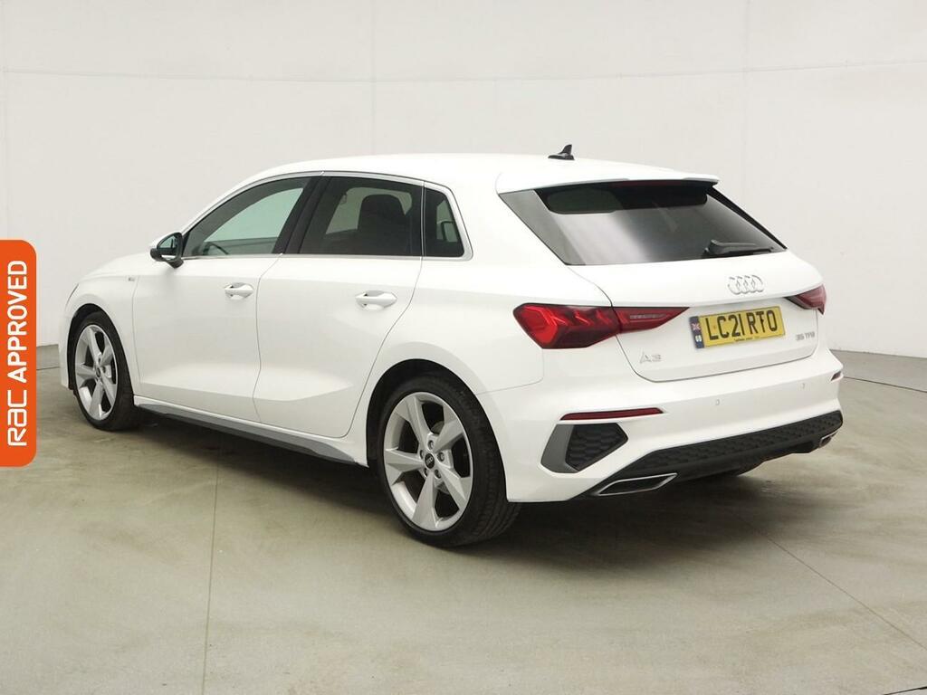 Audi A3 1.5 Tfsi 35 S Line Sportback S Tronic E LC21RTO White #4