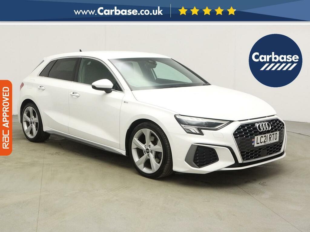Audi A3 1.5 Tfsi 35 S Line Sportback S Tronic E White
