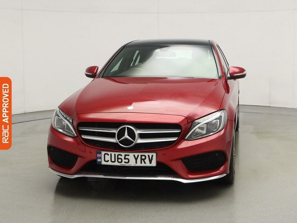 Mercedes-Benz C Class 1.6 C200d Amg Line Premium Saloon G-t CU65YRV Red #6