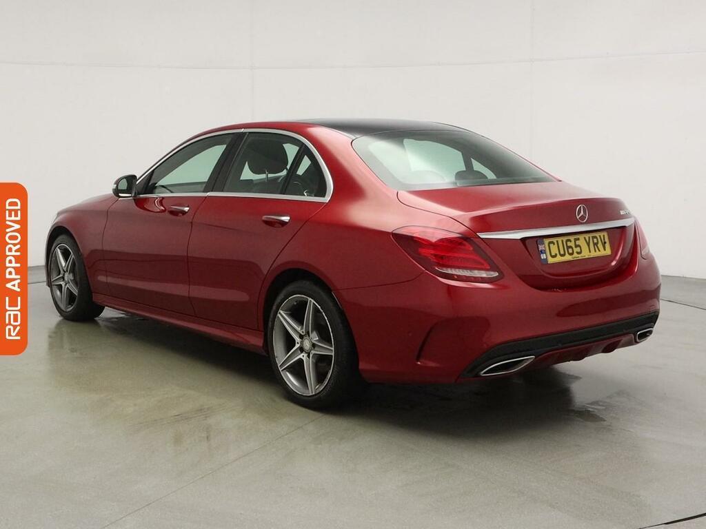 Mercedes-Benz C Class 1.6 C200d Amg Line Premium Saloon G-t CU65YRV Red #4