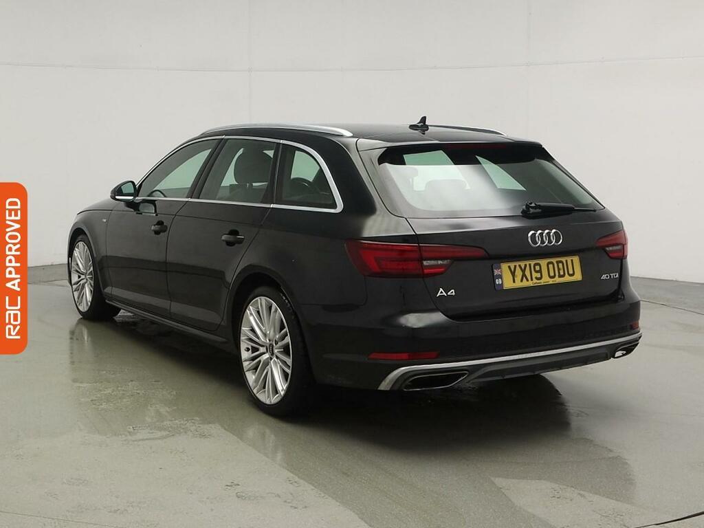 Audi A4 Avant 2.0 Tdi 40 S Line Estate S Tronic Euro YX19ODU Black #4