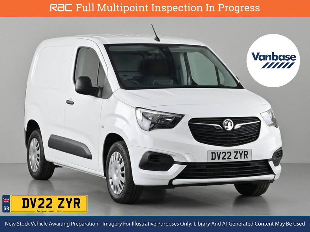 Vauxhall Combo 1.5 Turbo D 2300 Sportive Panel Van 6Dr Man White