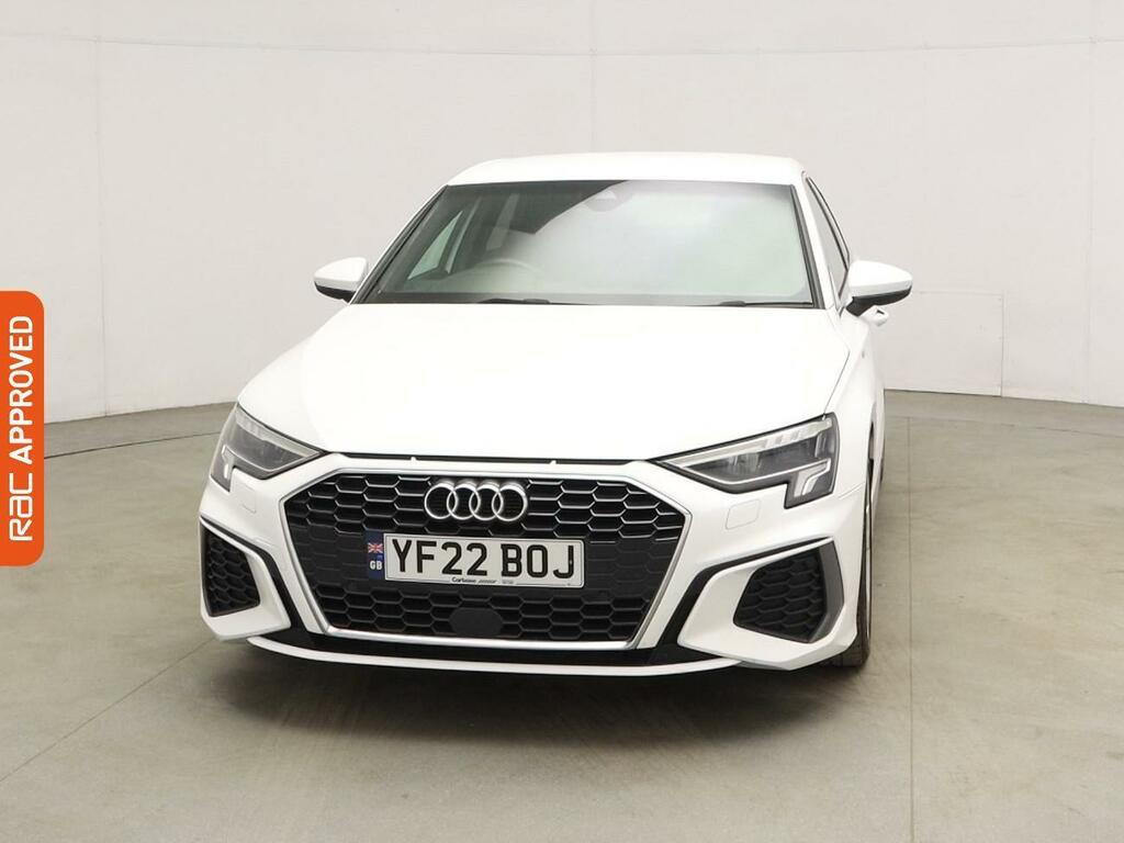Audi A3 1.0 Tfsi 30 S Line Saloon S Tronic Euro YF22BOJ White #6