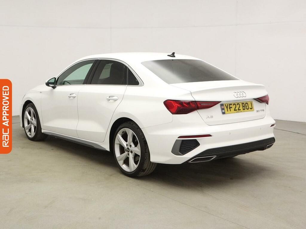 Audi A3 1.0 Tfsi 30 S Line Saloon S Tronic Euro YF22BOJ White #4