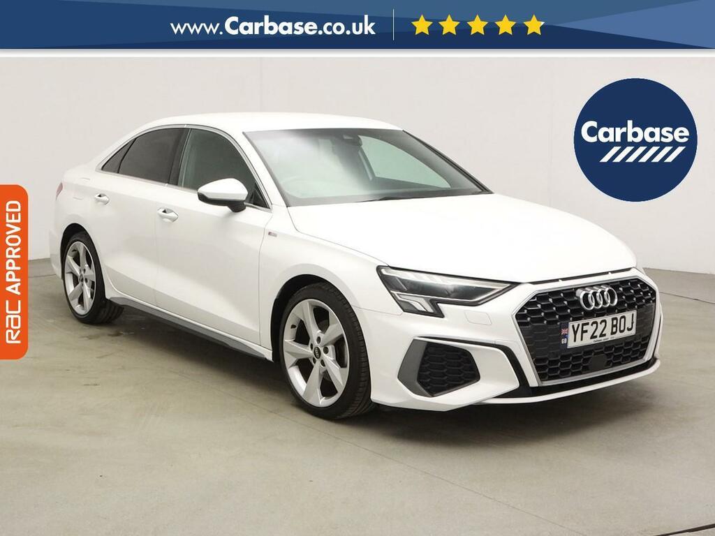 Audi A3 1.0 Tfsi 30 S Line Saloon S Tronic Euro White