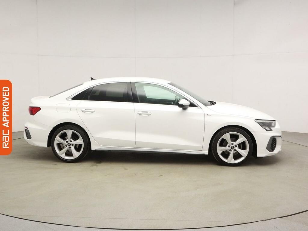 Audi A3 1.0 Tfsi 30 S Line Saloon S Tronic Euro YF22BOJ White #5