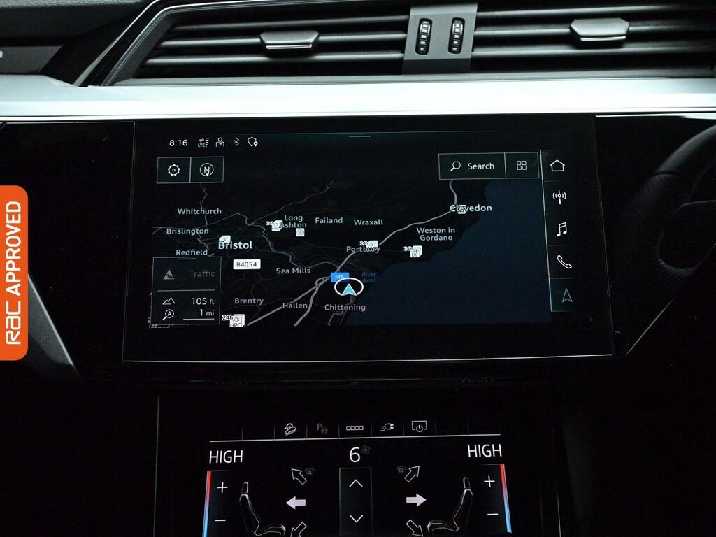Audi E-tron 55 S Line Suv Quattro 95Kwh 11K KP22CWY Black #3