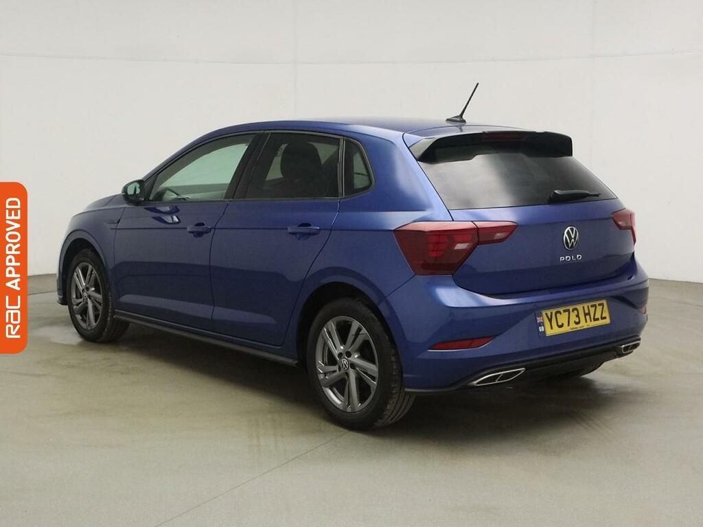 Volkswagen Polo 1.0 Tsi R-line Hatchback Euro 6 YC73HZZ Blue #4