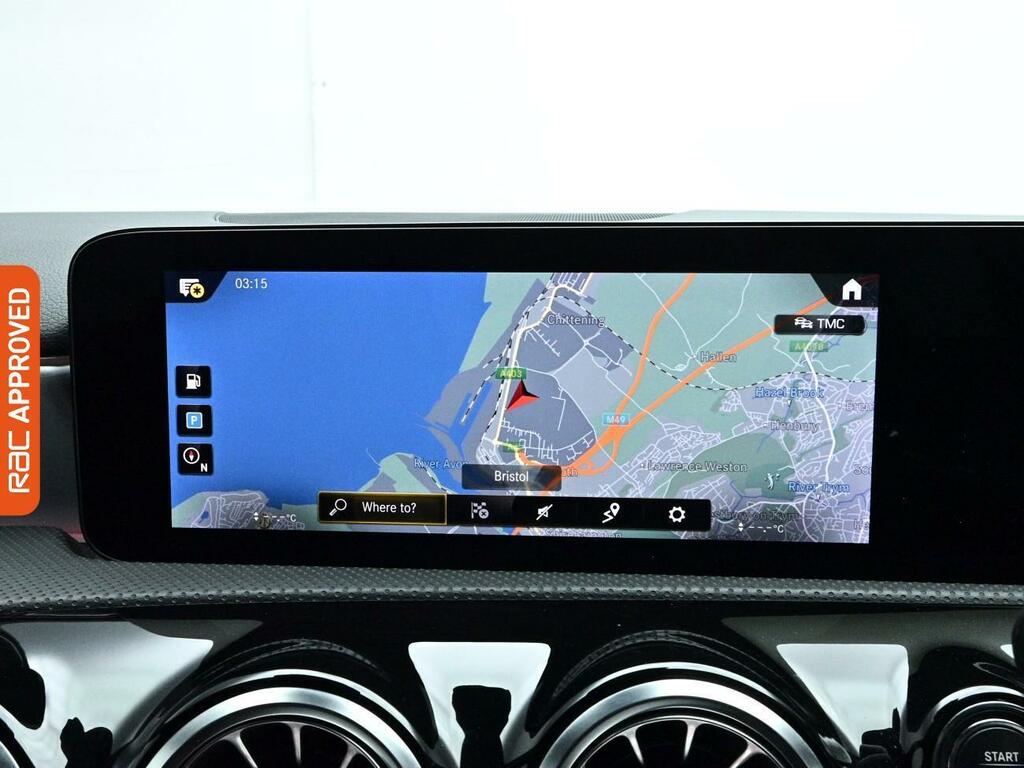 Mercedes-Benz A Class 1.3 A180 Amg Line Premium 2 Hatchback YE70OEP Black #3