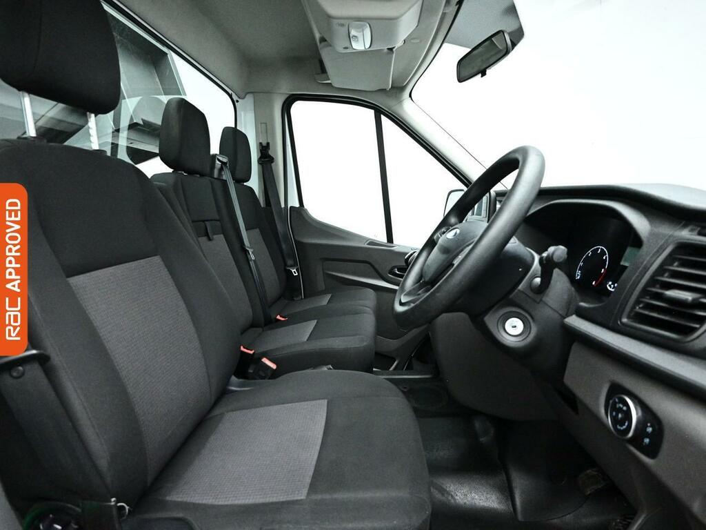 Ford Transit Custom 2.0 350 Ecoblue Leader Chassis Cab Manu CV21OOE White #2