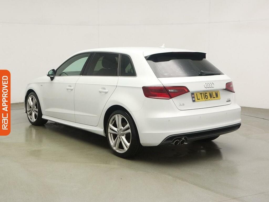 Audi A3 2.0 Tdi S Line Sportback Quattro LT16WLW White #4
